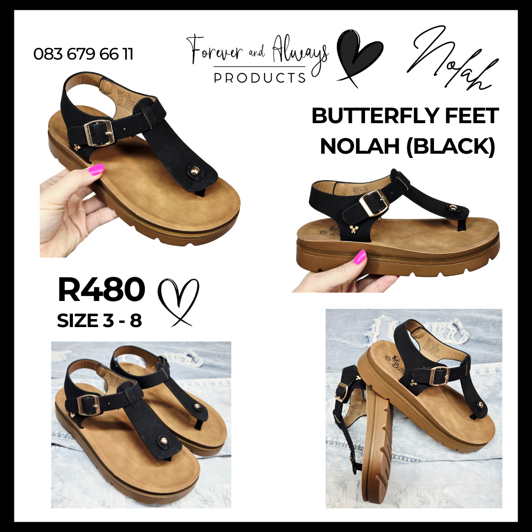 Butterfly Feet Nolah Black