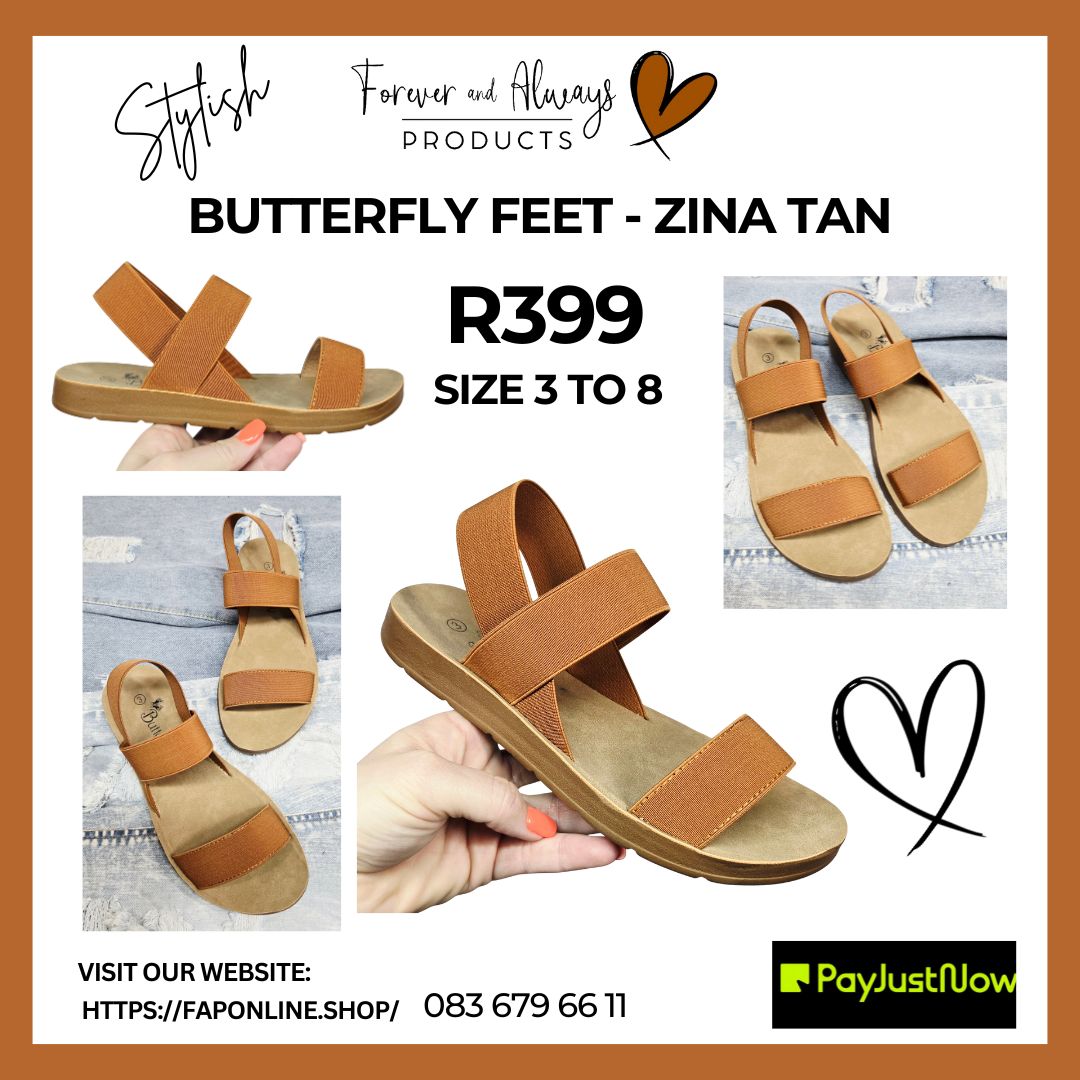 Butterfly Feet Zina Tan