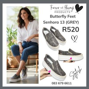 Butterfly Feet Senhora 13 Grey