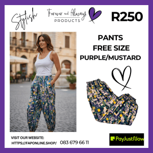 Pants - Purple/Yellow