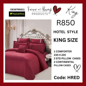 Hotel Style Comforter Set (Red)