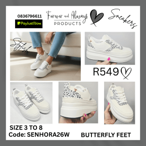 Butterfly Feet Senhora 26 White