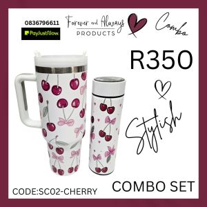 Funky Flask Combo (Cherries)