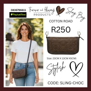 Cottonroad - Sling Bag (Choc)