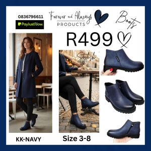 Ankle Boots (Navy)